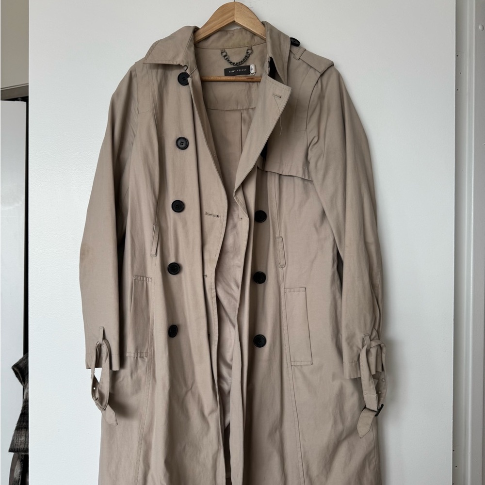 Mint Velvet Stone Classic Trench